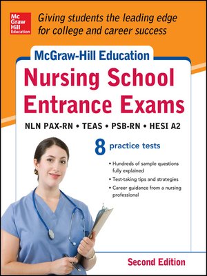 cover image of McGraw-Hills Nursing School Entrance Exams